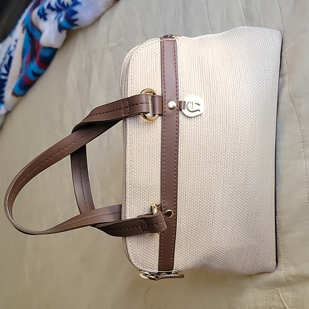 Etienne aigner jute mini purse